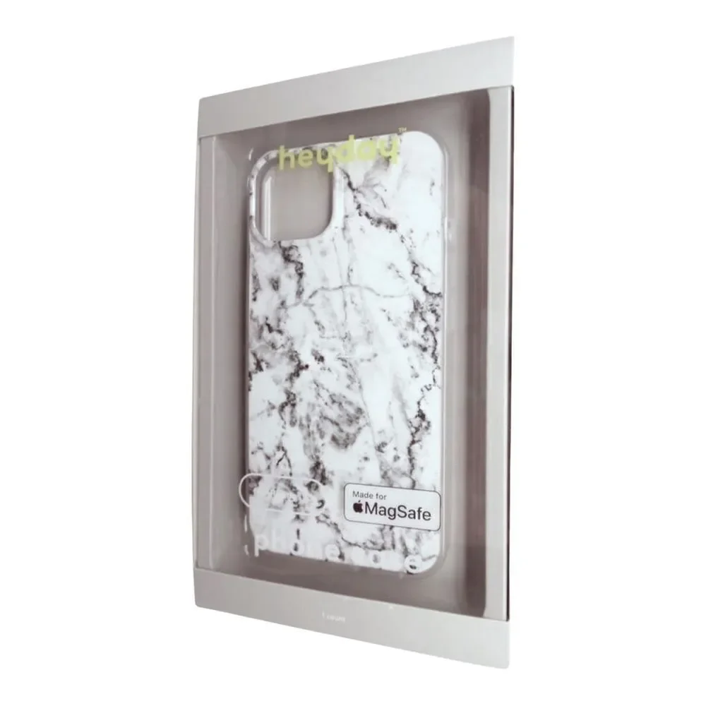 Heyday Phone Case for Apple iPhone 13 with MagSafe - White Marble - New in Box